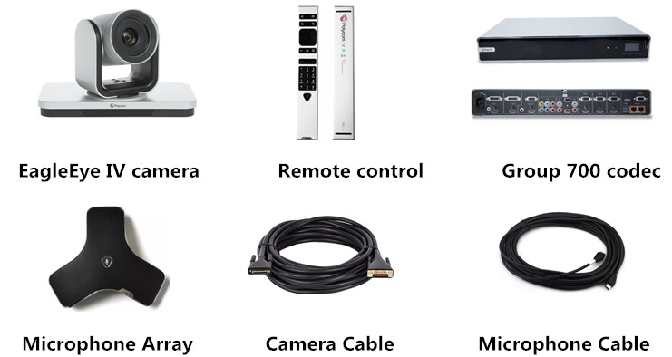 Polycom RealPresence Group700 套裝包括