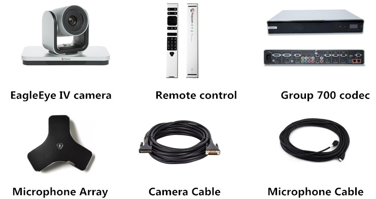 Polycom RealPresence Group700 套装包括